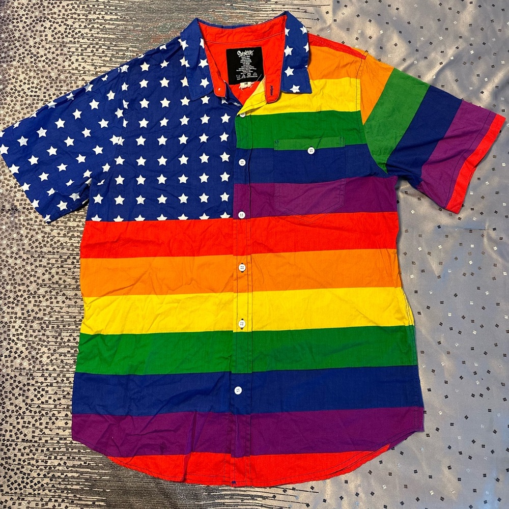 Rainbow Flag Shirt M
